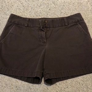 J Crew chino shorts.